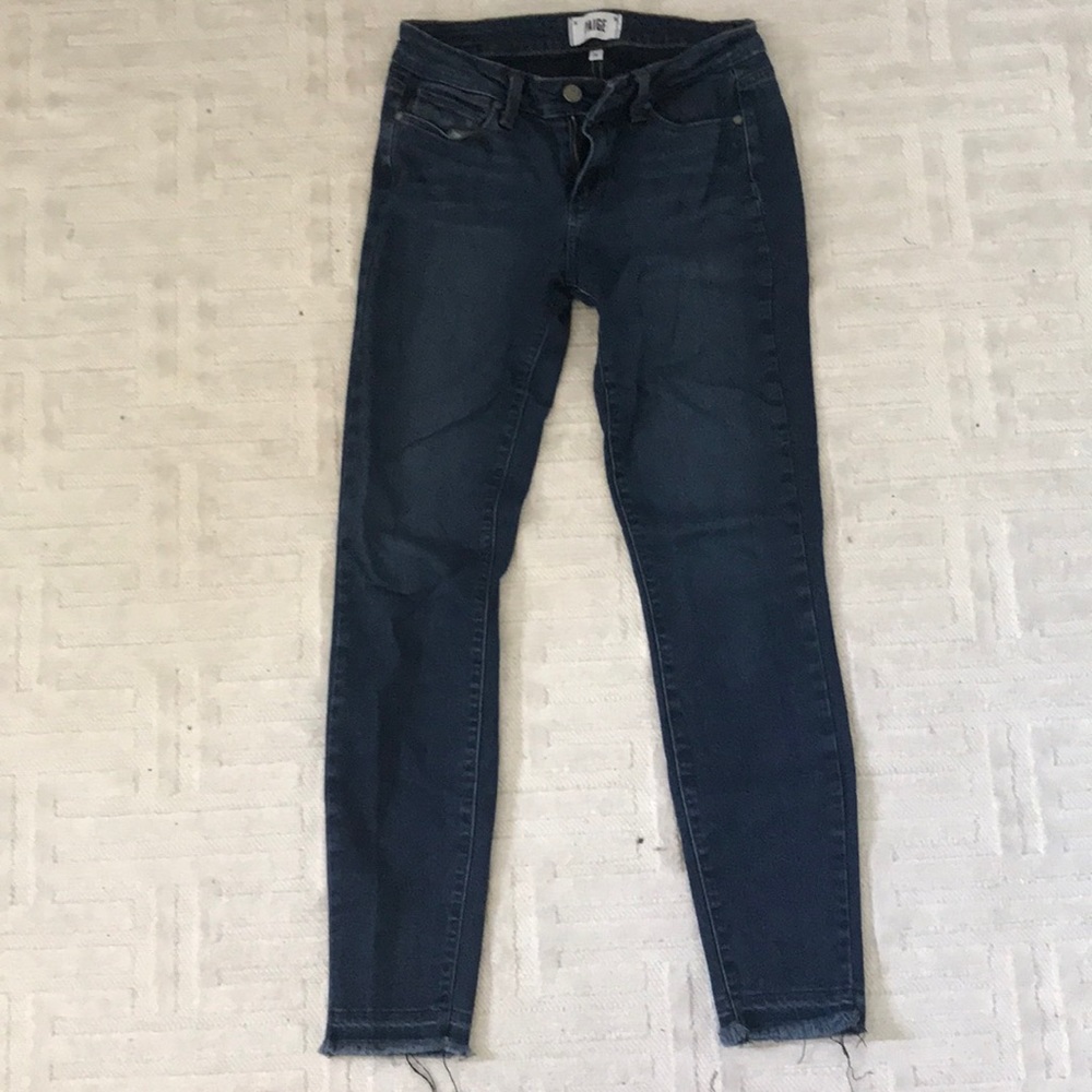 Dark wash Paige jeggings